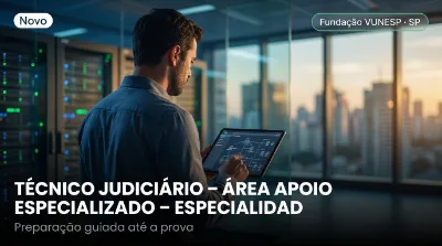 Capa: TÉCNICO JUDICIÁRIO – ÁREA APOIO ESPECIALIZADO – ESPECIALIDADE SUPORTE TÉCNICO
