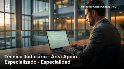 Capa: Técnico Judiciário - Área Apoio Especializado - Especialidade: Tecnologia da Informação