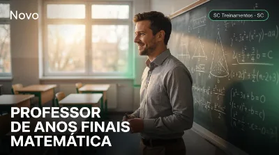 Capa: PROFESSOR DE ANOS FINAIS MATEMÁTICA