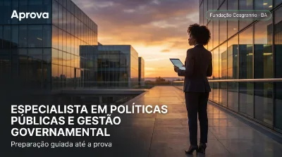 Capa: ESPECIALISTA EM POLÍTICAS PÚBLICAS E GESTÃO GOVERNAMENTAL