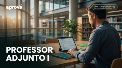 Capa: PROFESSOR ADJUNTO I