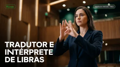 Capa: TRADUTOR E INTÉRPRETE DE LIBRAS