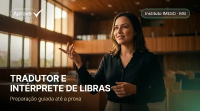 Capa: TRADUTOR E INTÉRPRETE DE LIBRAS
