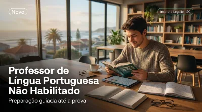 Capa: Professor de Língua Portuguesa Não Habilitado