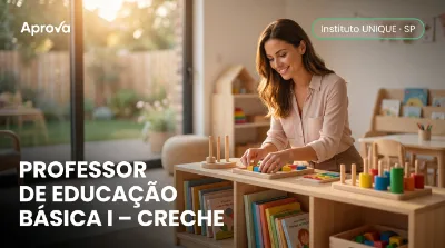 Capa: PROFESSOR DE EDUCAÇÃO BÁSICA I – CRECHE