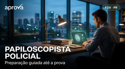 Capa: PAPILOSCOPISTA POLICIAL