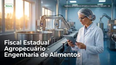 Capa: Fiscal Estadual Agropecuário - Engenharia de Alimentos