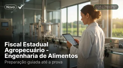 Capa: Fiscal Estadual Agropecuário - Engenharia de Alimentos