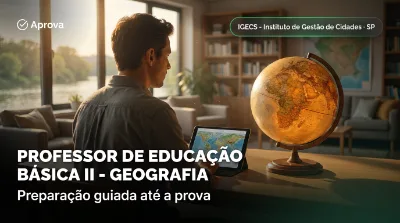 Capa: PROFESSOR DE EDUCAÇÃO BÁSICA II - GEOGRAFIA