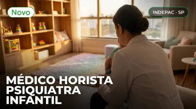 Capa: MÉDICO HORISTA PSIQUIATRA INFANTIL