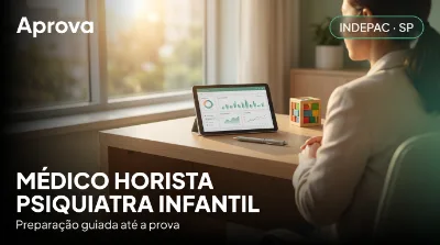 Capa: MÉDICO HORISTA PSIQUIATRA INFANTIL