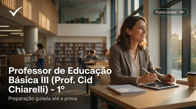 Capa: Professor de Educação Básica III (Prof. Cid Chiarelli) - 1º ano da Educação Básica até o Ensino Médio – Inglês