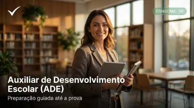 Capa: Auxiliar de Desenvolvimento Escolar (ADE)