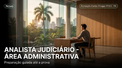 Capa: ANALISTA JUDICIÁRIO - ÁREA ADMINISTRATIVA