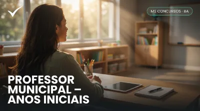 Capa: PROFESSOR MUNICIPAL – ANOS INICIAIS