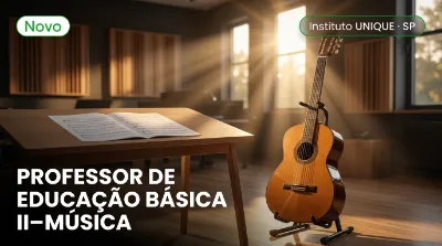 Capa: PROFESSOR DE EDUCAÇÃO BÁSICA II – MÚSICA