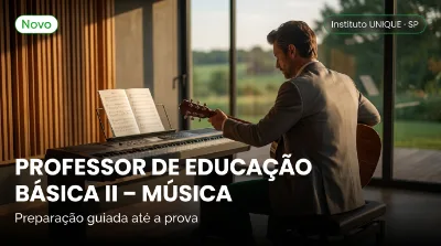 Capa: PROFESSOR DE EDUCAÇÃO BÁSICA II – MÚSICA