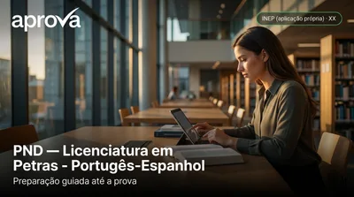 Capa: PND — Licenciatura em Letras - Português-Espanhol