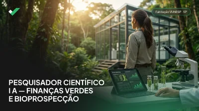 Capa: PESQUISADOR CIENTÍFICO I A — FINANÇAS VERDES E BIOPROSPECÇÃO