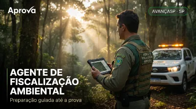 Capa: AGENTE DE FISCALIZAÇÃO AMBIENTAL
