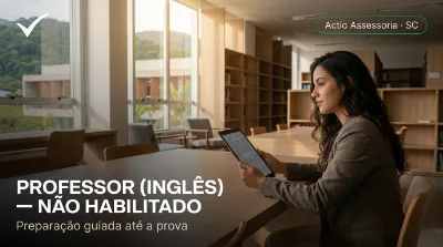 Capa: PROFESSOR (INGLÊS) — NÃO HABILITADO
