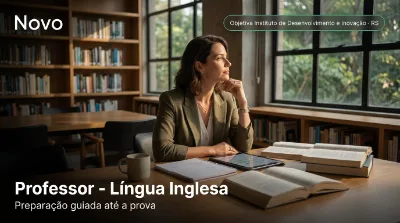 Capa: Professor - Língua Inglesa