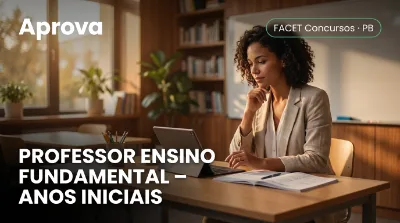 Capa: PROFESSOR ENSINO FUNDAMENTAL – ANOS INICIAIS