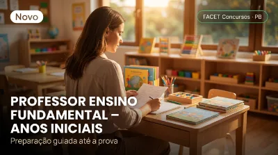 Capa: PROFESSOR ENSINO FUNDAMENTAL – ANOS INICIAIS