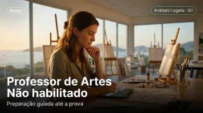 Capa: Professor de Artes Não habilitado