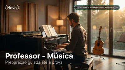 Capa: Professor - Música