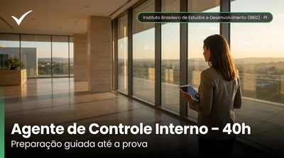 Capa: Agente de Controle Interno – 40h