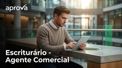 Capa: ESCRITURÁRIO - AGENTE COMERCIAL