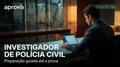Capa: INVESTIGADOR DE POLÍCIA CIVIL