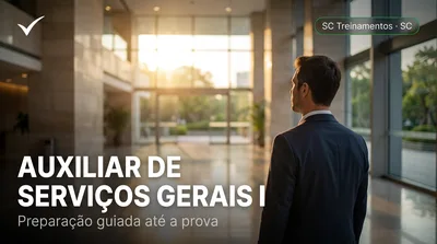 Capa: AUXILIAR DE SERVIÇOS GERAIS I