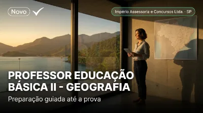 Capa: PROFESSOR EDUCAÇÃO BÁSICA II - GEOGRAFIA