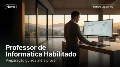 Capa: Professor de Informática Habilitado