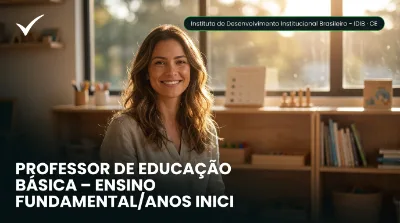 Capa: PROFESSOR DE EDUCAÇÃO BÁSICA – ENSINO FUNDAMENTAL/ANOS INICIAIS