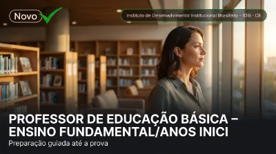 Capa: PROFESSOR DE EDUCAÇÃO BÁSICA – ENSINO FUNDAMENTAL/ANOS INICIAIS