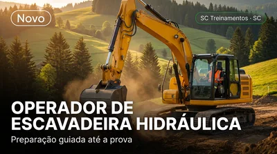 Capa: OPERADOR DE ESCAVADEIRA HIDRÁULICA