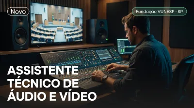 Capa: ASSISTENTE TÉCNICO DE ÁUDIO E VÍDEO