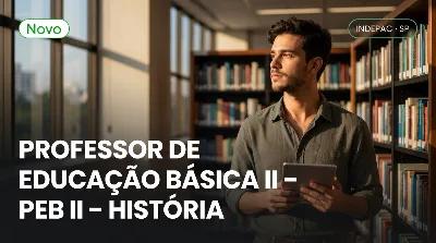 Capa: PROFESSOR DE EDUCAÇÃO BÁSICA II – PEB II – HISTÓRIA
