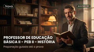 Capa: PROFESSOR DE EDUCAÇÃO BÁSICA II – PEB II – HISTÓRIA