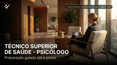 Capa: TÉCNICO SUPERIOR DE SAÚDE - PSICÓLOGO