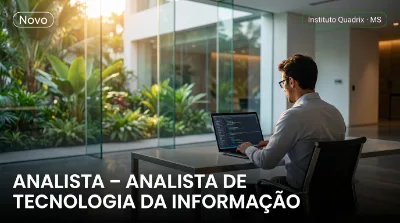 Capa: ANALISTA – ANALISTA DE TECNOLOGIA DA INFORMAÇÃO
