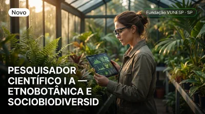 Capa: PESQUISADOR CIENTÍFICO I A — ETNOBOTÂNICA E SOCIOBIODIVERSIDADE