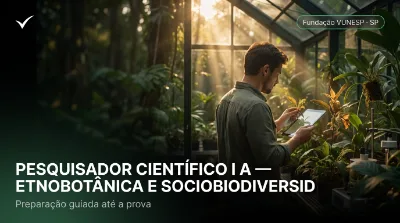 Capa: PESQUISADOR CIENTÍFICO I A — ETNOBOTÂNICA E SOCIOBIODIVERSIDADE