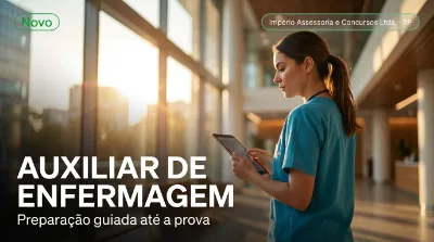Capa: AUXILIAR DE ENFERMAGEM