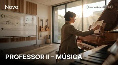 Capa: PROFESSOR II – MÚSICA