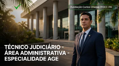 Capa: TÉCNICO JUDICIÁRIO - ÁREA ADMINISTRATIVA - ESPECIALIDADE AGENTE DA POLÍCIA JUDICIAL