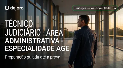 Capa: TÉCNICO JUDICIÁRIO - ÁREA ADMINISTRATIVA - ESPECIALIDADE AGENTE DA POLÍCIA JUDICIAL